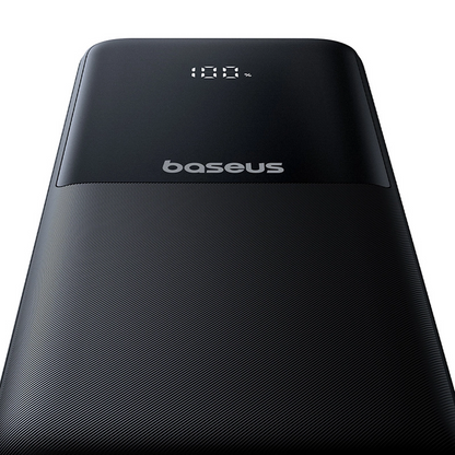 Batteria Esterna Baseus Lipow, 10000mAh, 22.5W, QC + PD, 1 x Lightning - 1 x USB-A - 2 x USB-C, Nera P10079101123-00
