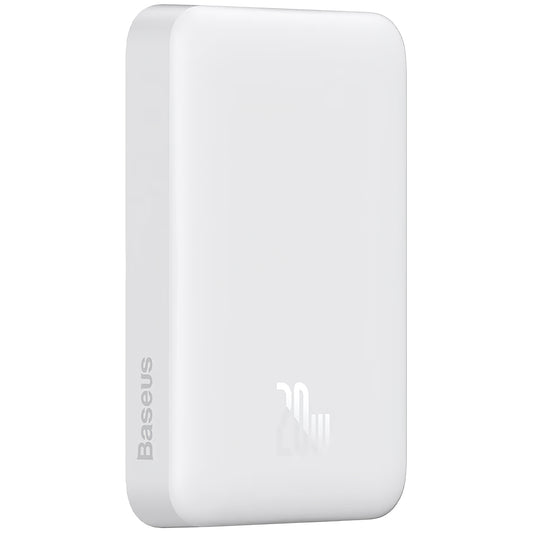 Batteria Esterna Baseus Magnetic Mini, 10000mAh, 20W, PD + FQI, 1 x USB-C, Bianca P10059001223-00