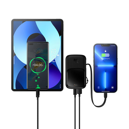 Batteria Esterna Baseus Qpow Pro, 20000mAh, 20W, QC + PD, 1 x Lightning - 1 x USB-A - 1 x USB-C, Nera PPQD040001