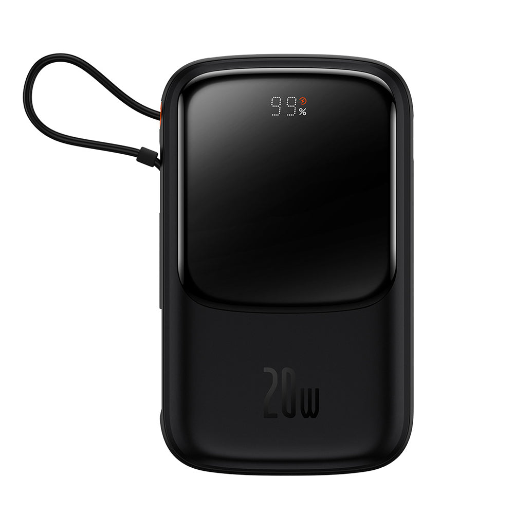 Batteria Esterna Baseus Qpow Pro, 20000mAh, 20W, QC + PD, 1 x Lightning - 1 x USB-A - 1 x USB-C, Nera PPQD040001
