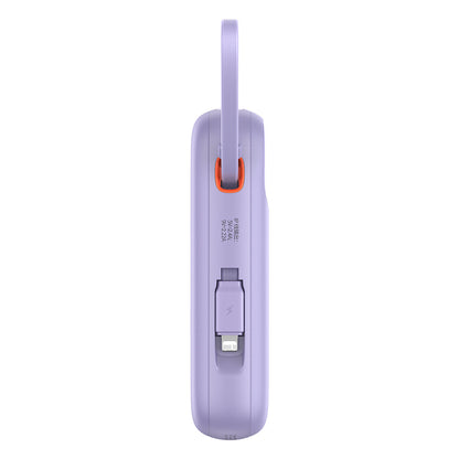 Batteria Esterna Baseus Qpow Pro+, 10000mAh, 22.5W, QC + PD, 1 x Lightning - 1 x USB-A - 2 x USB-C, Viola P10055003513-00