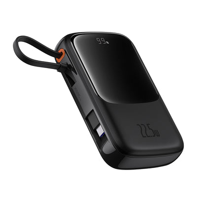 Batteria Esterna Baseus Qpow Pro+, 10000mAh, 22.5W, QC + PD, 1 x USB-A - 2 x USB-C, Nera P10067101113-00