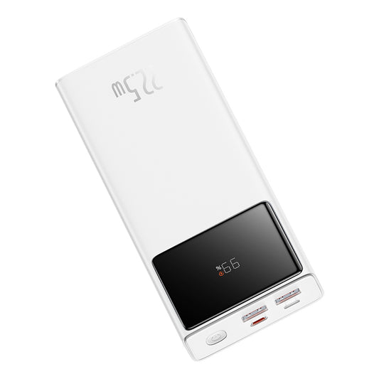 Batteria Esterna Baseus Star Lord, 20000mAh, 22.5W, QC + PD, 1 x USB-C - 2 x USB-A, Bianca PPXJ080002