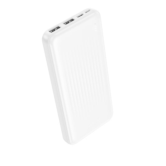 Batteria Esterna Borofone BJ78 Clever, 10000mAh, 10W, 2 x USB-A, Bianca