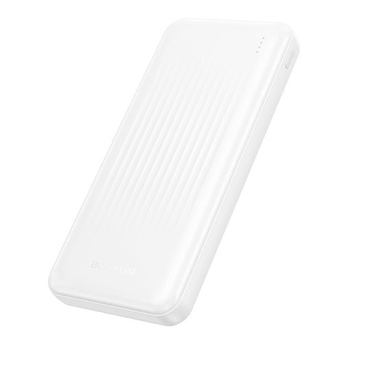 Batteria Esterna Borofone BJ78 Clever, 10000mAh, 10W, 2 x USB-A, Bianca