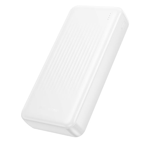 Batteria Esterna Borofone BJ80A Clever, 20000mAh, 22.5W, QC + PD, 1 x USB-C - 2 x USB-A, Bianca