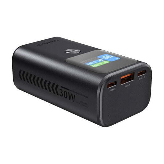 Batteria Esterna Choetech B701, 10000mAh, 30W, QC + PD, 1 x USB-A - 2 x USB-C, Nera