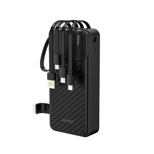 Batteria Esterna Dudao K11 Pro, 20000mAh, 10W, 1 x Lightning - 1 x microUSB - 1 x USB-A - 1 x USB-C, Nera