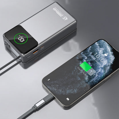 Batteria Esterna Dudao K31 Pro, 20000mAh, 45W, QC + PD, 1 x USB-A - 2 x USB-C, Grigio