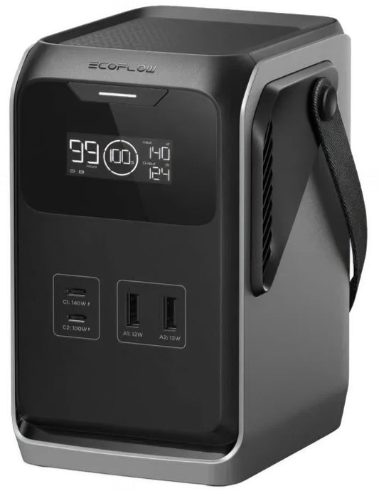 Batteria Esterna EcoFlow Trail 200, 60000mAh, 220W, PD, 2 x USB-A - 2 x USB-C, Nera EF-TRAIL200-N