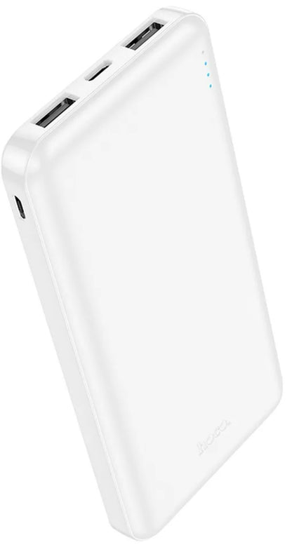 Batteria Esterna HOCO J100, 10000mAh, 10W, 2 x USB-A, Bianca