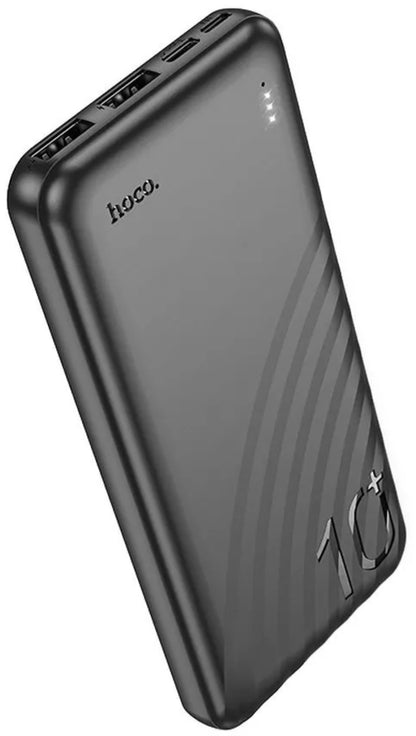 Batteria Esterna HOCO J123, 10000mAh, 10W, 2 x USB-A, Nera