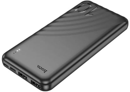 Batteria Esterna HOCO J123, 10000mAh, 10W, 2 x USB-A, Nera