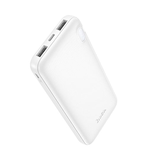 Batteria Esterna HOCO J128, 10000mAh, 10W, 2 x USB-A, Bianca