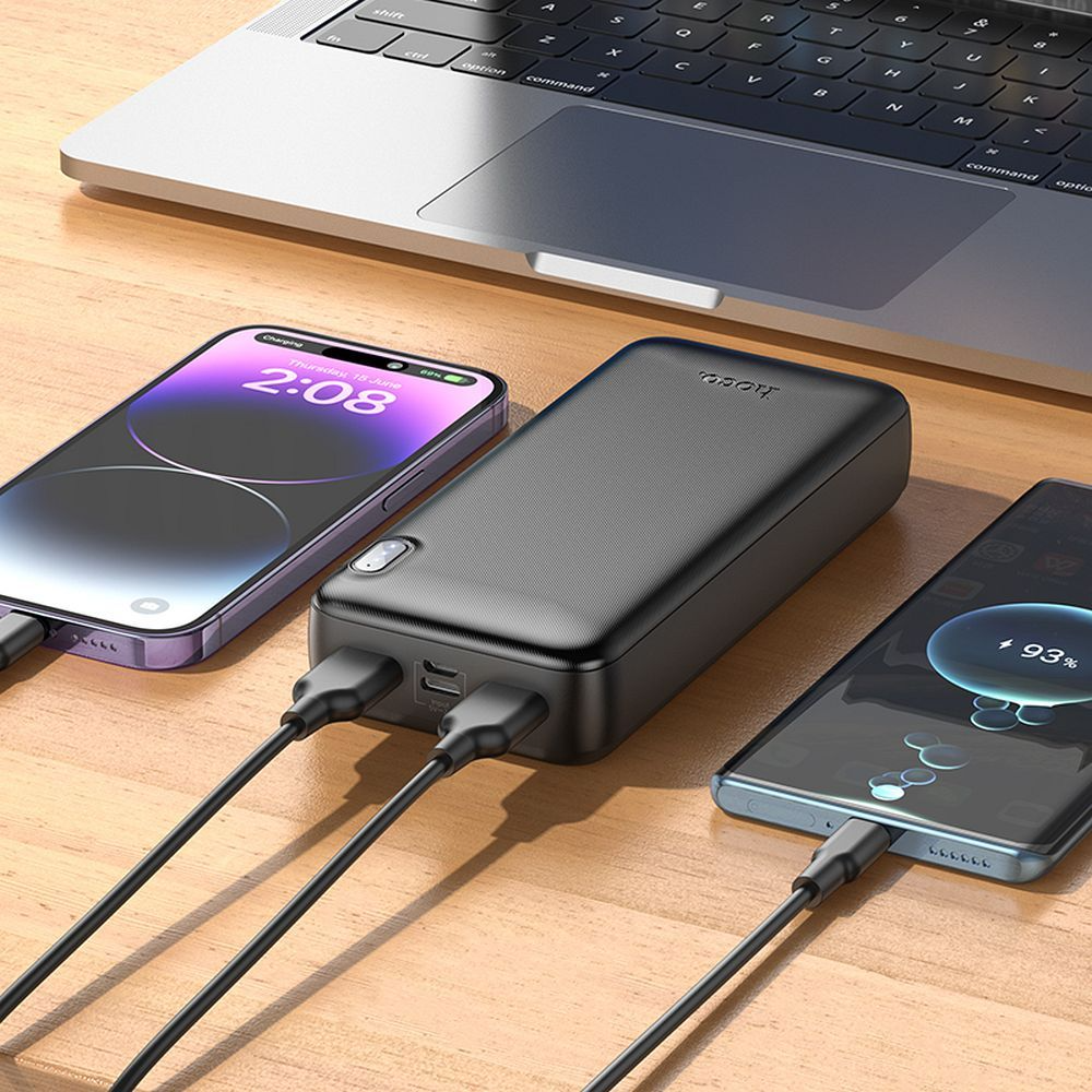 Batteria Esterna HOCO J128A, 20000mAh, 10W, 2 x USB-A, Nera, Ricondizionata