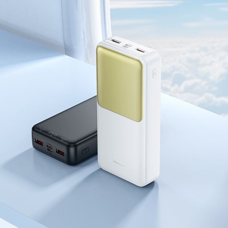 Batteria Esterna HOCO J136A, 20000mAh, 22.5W, QC + PD, 1 x USB-C - 2 x USB-A, Nera