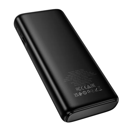Batteria Esterna HOCO J158 Pro, 10000mAh, 22.5W, QC + PD, 1 x USB-C - 2 x USB-A, Nera