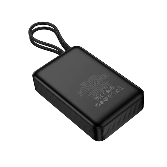 Batteria Esterna HOCO J171A, 20000mAh, 22.5W, QC + PD, 1 x Lightning - 1 x USB-A - 2 x USB-C, Nera