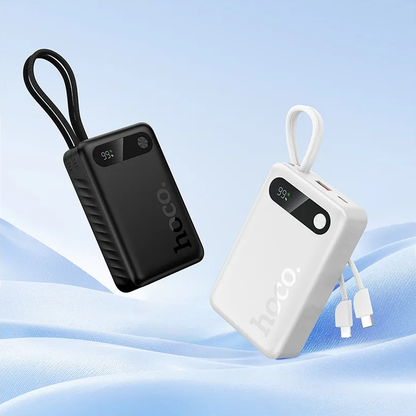 Batteria Esterna HOCO J171A, 20000mAh, 22.5W, QC + PD, 1 x Lightning - 1 x USB-A - 2 x USB-C, Nera