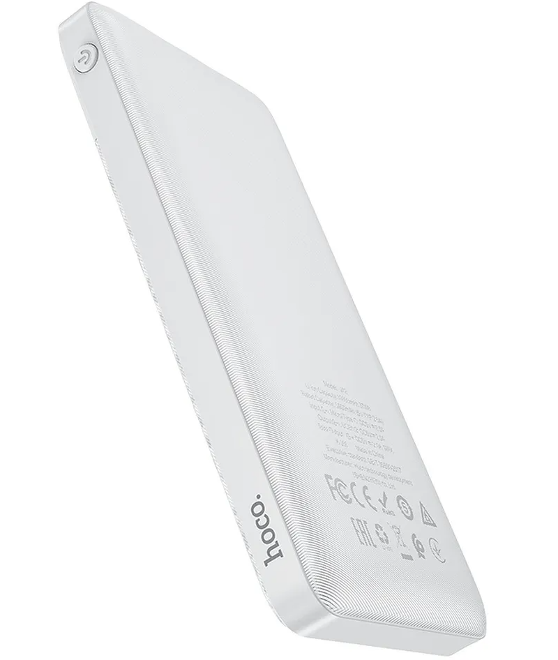 Batteria Esterna HOCO J72, 10000mAh, 10W, 2 x USB-A, Bianca