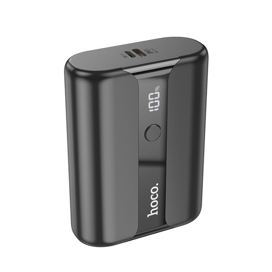 Power bank HOCO Q3 Pro, 10000 mAh, 22,5 W, QC + PD, 1 x USB-A - 1 x USB-C, nera