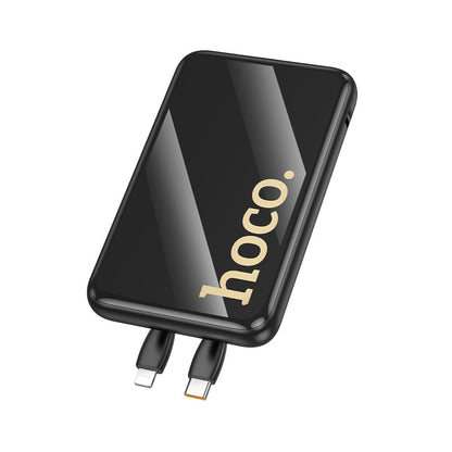 Batteria Esterna HOCO Q37, 10000mAh, 22.5W, QC + PD, 1 x Lightning - 1 x USB-A - 2 x USB-C, Nera