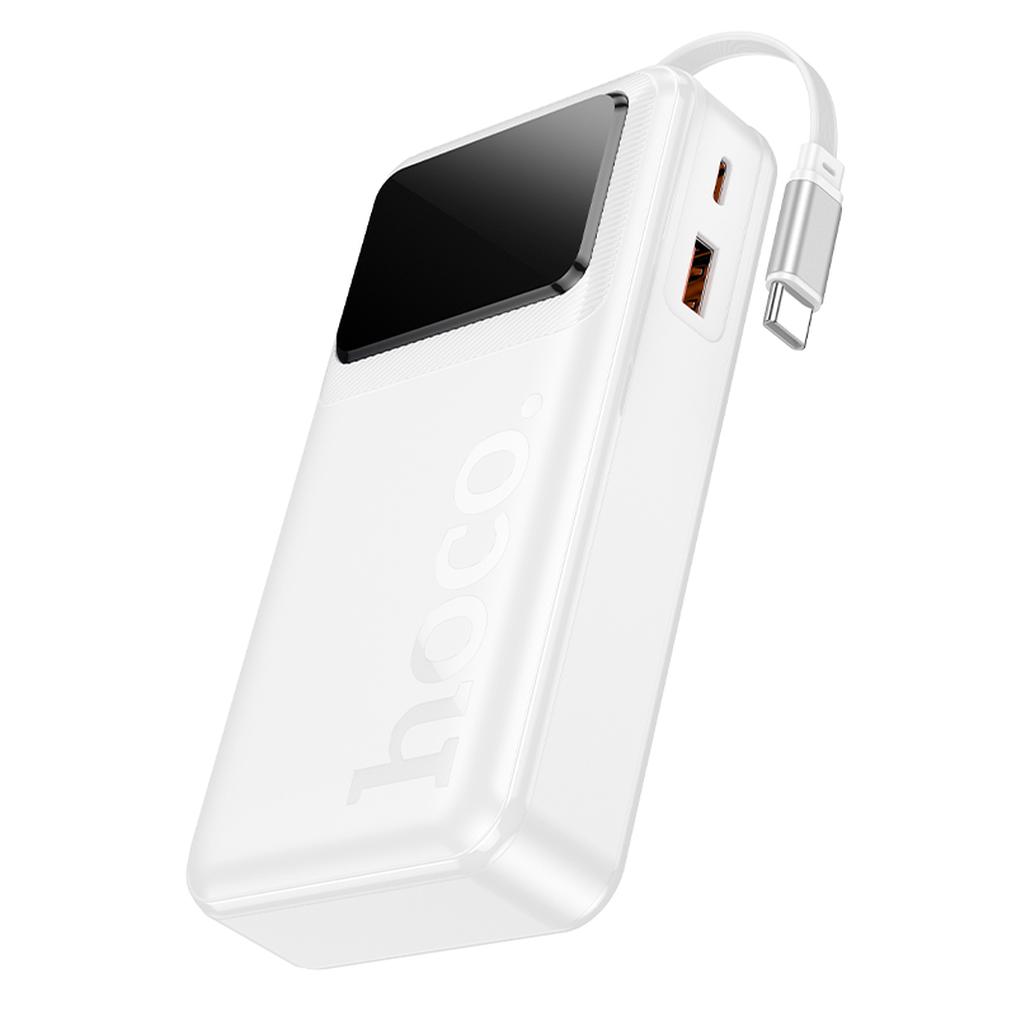 Power bank HOCO Q41, 20000 mAh, 22,5 W, QC + PD, 1 x USB-A - 2 x USB-C, bianco