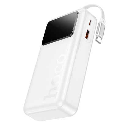 Power bank HOCO Q41, 20000 mAh, 22,5 W, QC + PD, 1 x USB-A - 2 x USB-C, bianco