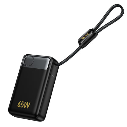 Batteria Esterna HOCO Q53, 12000mAh, 65W, QC + PD, 1 x USB-A - 2 x USB-C, Nera