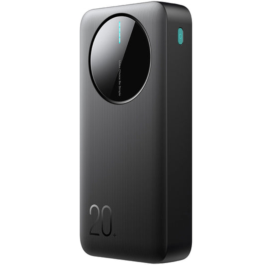 Joyroom JR-PBF14 External Battery, 20000mAh, 12W, 1 x USB-C - 2 x USB-A, Black