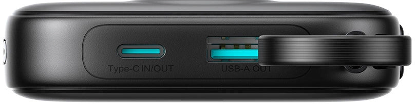 Joyroom JR-PBF17 External Battery, 10000mAh, 22.5W, QC + PD, 1 x USB-A - 2 x USB-C, Black