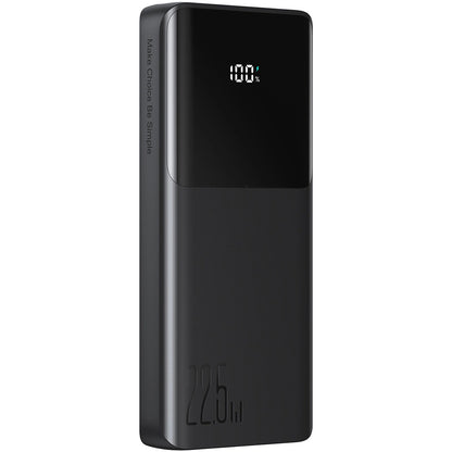 Joyroom JR-PBF19 External Battery, 10000mAh, 22.5W, QC + PD, 1 x Lightning - 1 x USB-A - 2 x USB-C, Black
