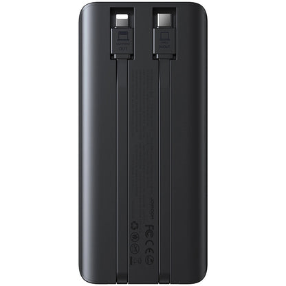 Joyroom JR-PBF19 External Battery, 10000mAh, 22.5W, QC + PD, 1 x Lightning - 1 x USB-A - 2 x USB-C, Black