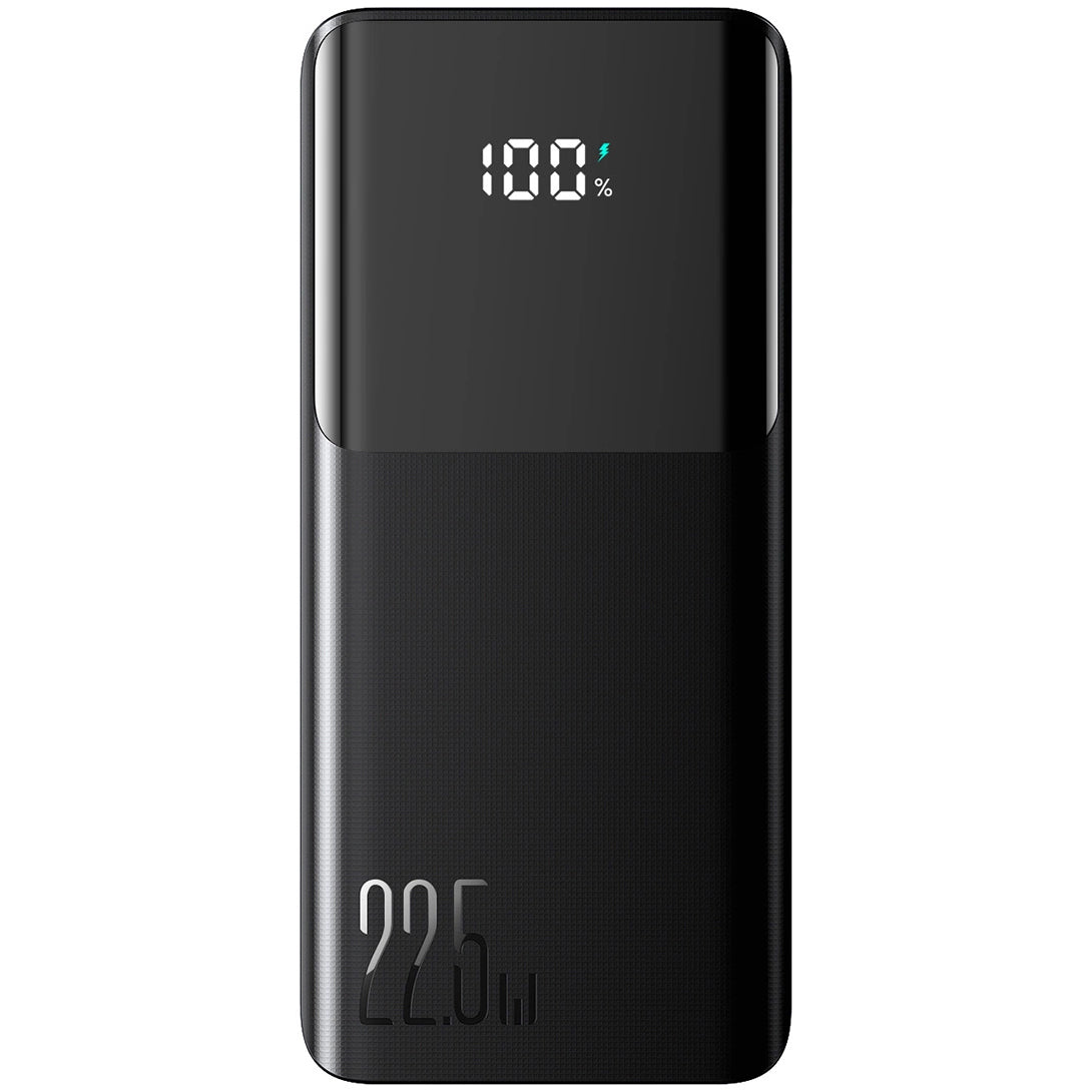 Joyroom JR-PBF19 External Battery, 10000mAh, 22.5W, QC + PD, 1 x Lightning - 1 x USB-A - 2 x USB-C, Black