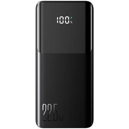 Joyroom JR-PBF19 External Battery, 10000mAh, 22.5W, QC + PD, 1 x Lightning - 1 x USB-A - 2 x USB-C, Black