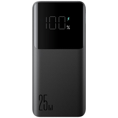 Joyroom JR-PBF20 External Battery, 10000mAh, 25W, QC + PD, 1 x USB-C - 2 x USB-A, Black