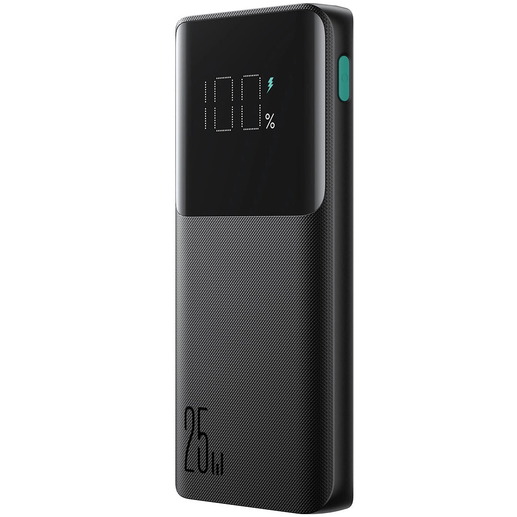 Joyroom JR-PBF20 External Battery, 10000mAh, 25W, QC + PD, 1 x USB-C - 2 x USB-A, Black