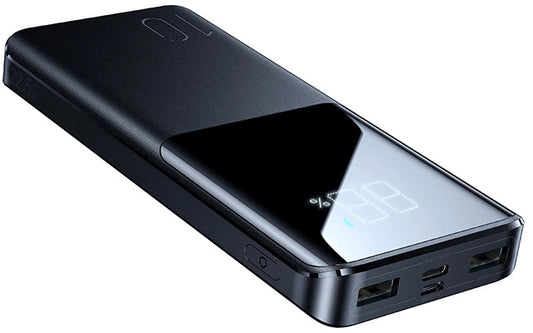 Batteria Esterna Joyroom JR-QP191, 10000mAh, 22.5W, QC + PD, 1 x USB-C - 2 x USB-A, Nera
