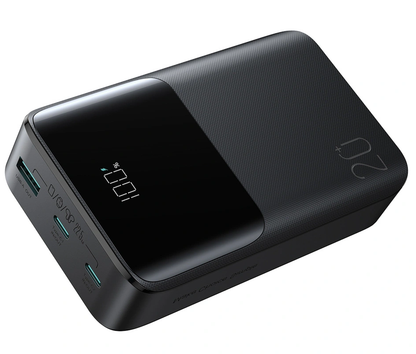 Batteria Esterna Joyroom JR-QP192, 20000mAh, 22.5W, QC + PD, 1 x USB-A - 2 x USB-C, Nera