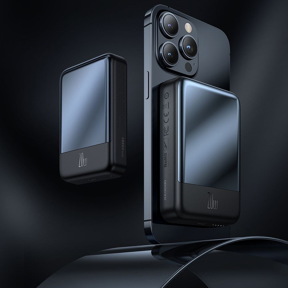 Batteria Esterna Wireless McDodo MC-4261 Ambilight, 10000mAh, 20W, PD + FQI, 1 x QI - 1 x USB-C, Nera