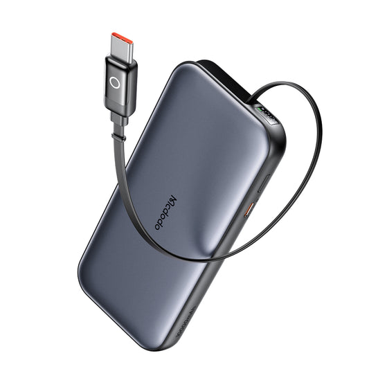 Batteria Esterna McDodo MC-5920 MetaFree, 10000mAh, 45W, PD, 2 x USB-C, Grigio