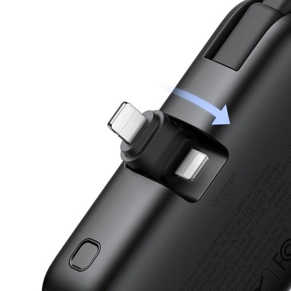 Batteria Esterna McDodo MC-7800 Freekit, 5000mAh, 22.5W, PD, 1 x Lightning - 2 x USB-C, Nera