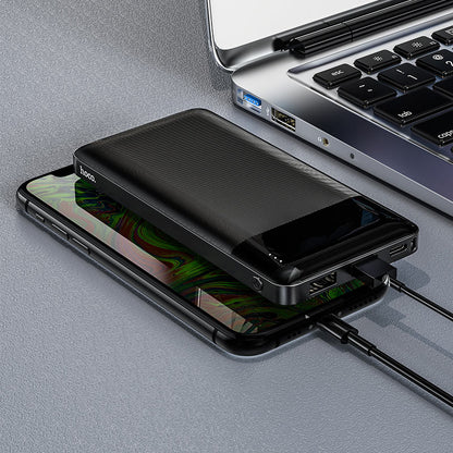 Batteria Esterna HOCO J72, 10000mAh, 10W, 2 x USB-A, Nera