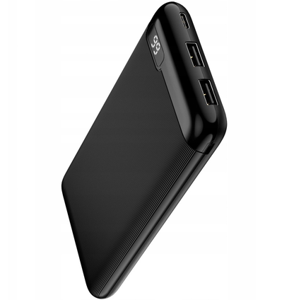 Batteria Esterna Setty SPBL-10, 10000mAh, 10W, 2 x USB-A, Nera