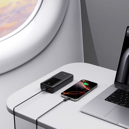 Batteria Esterna Tech-Protect PB02, 20000mAh, 22.5W, QC + PD, 1 x USB-C - 2 x USB-A, Nera