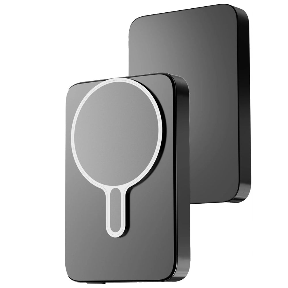 Batteria Esterna Wireless 3MK MagSnap Go, 10000mAh, 20W, PD + FQI, 1 x QI - 1 x USB-C, Grigio