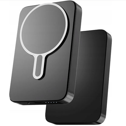 Batteria Esterna Wireless 3MK MagSnap Go, 10000mAh, 20W, PD + FQI, 1 x QI - 1 x USB-C, Grigio