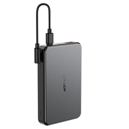 Batteria Esterna Wireless Acefast M31, 10000mAh, 22.5W, QC + PD + FQI, 1 x QI - 1 x USB-A - 2 x USB-C, Nera