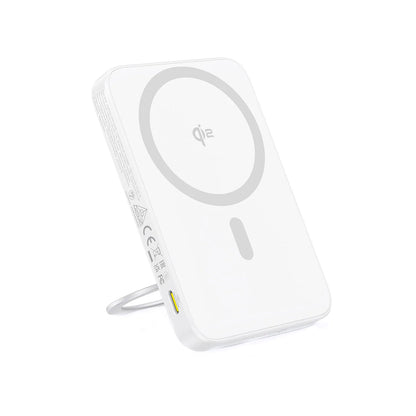 Batteria Esterna Wireless Baseus PicoGo, 5000mAh, 20W, PD + FQI, 1 x QI - 1 x USB-C, Bianca P10076800213-01