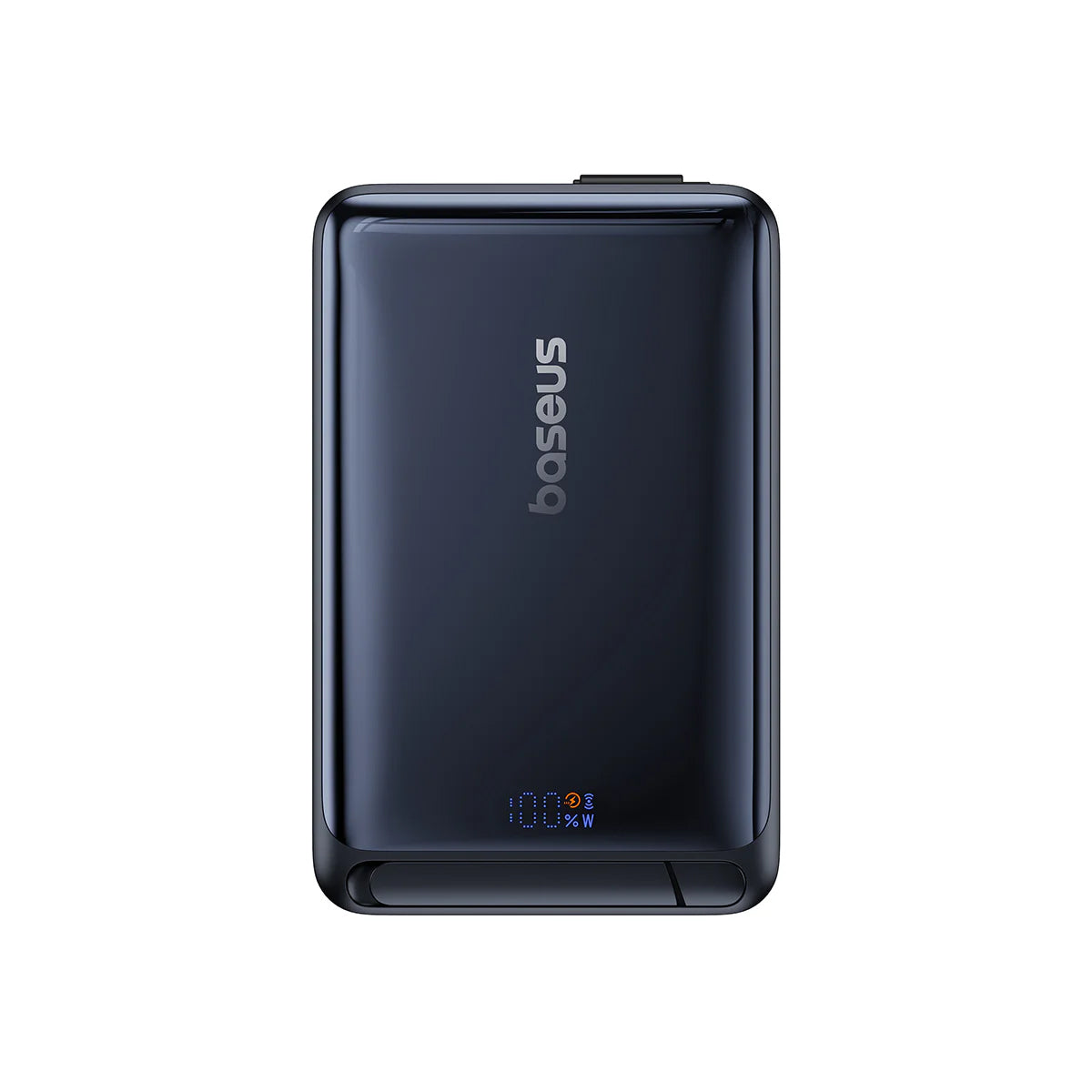 Batteria Esterna Wireless Baseus Nomos, 10000mAh, 45W, PD + FQI, 1 x QI - 2 x USB-C, Nera P10078800123-00